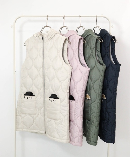 防風保温キルティング中綿ベスト（ベスト）｜Picone CLUB（ピッコーネ
