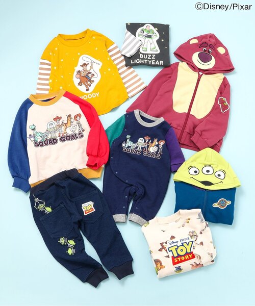 Disney（ディズニー）の「【ディズニーキャラクター/トイ・ストーリー】変身パーカー（パーカー・キッズ・ピンク/ライム・100/95/90/80/120/110）」の6枚目の写真