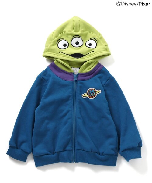 Disney（ディズニー）の「【ディズニーキャラクター/トイ・ストーリー】変身パーカー（パーカー・キッズ・ピンク/ライム・100/95/90/80/120/110）」の9枚目の写真