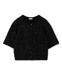 DES PRES（デ・プレ）の「フォックスカシミヤ ハーフスリーブカーディガン（カーディガン/ボレロ）」