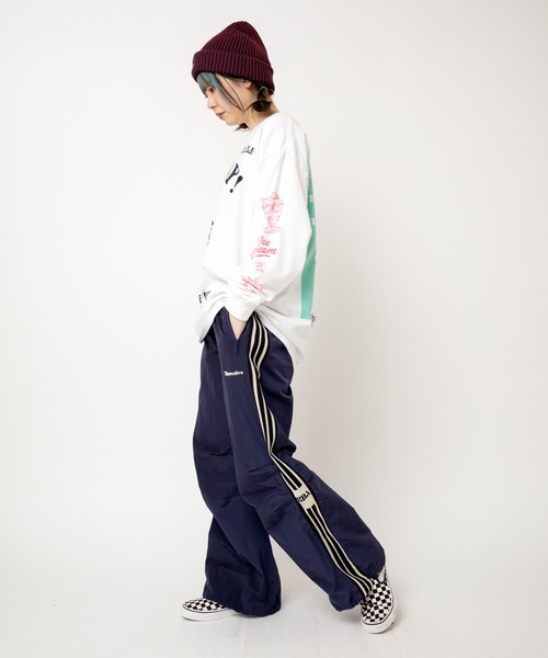 RNA(アールエヌエー)の「M2521 ウルフプリントロンT(Tシャツ/カットソー・レディース・ホワイト/ブラック/アッシュグレー・MEDIUM)」の21枚目の写真