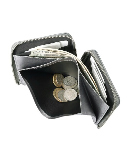 セール】CATENA（カテーナ）ファスナー式二つ折り財布（財布）｜HIROKO