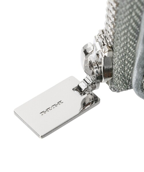 HIROKO HAYASHI（ヒロコハヤシ）の「CATENA（カテーナ）ファスナー式二つ折り財布（財布・レディース・シルバー系その他・00）」の8枚目の写真