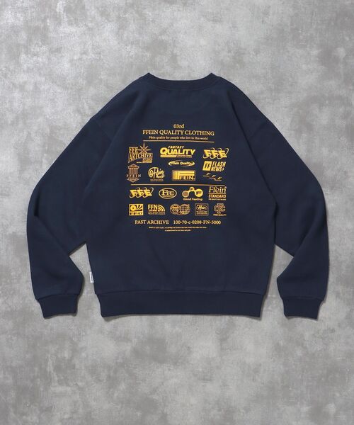 FFEIN（フェイン）の「【FFEIN（フェイン）】ヘビーウエイトバックダイナーロゴスウェット / 裏起毛 スウェット クルーネック ワンポイント プリント（スウェット・メンズ・その他1/ネイビー/ブラック/アッシュグレー・MEDIUM/LARGE/SMALL）」の19枚目の写真