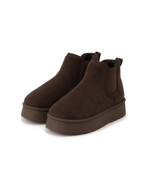 ROPE' PICNIC（ロペピクニック）の「ウォームショートムートンライクブーツ（ブーツ・レディース・ブラック/ブラウン系その他・M/L）」の3枚目の写真