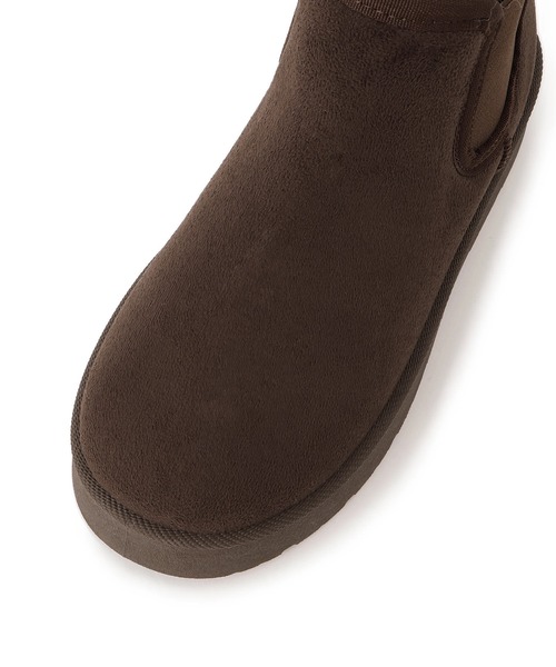 ROPE' PICNIC（ロペピクニック）の「ウォームショートムートンライクブーツ（ブーツ・レディース・ブラック/ブラウン系その他・M/L）」の8枚目の写真