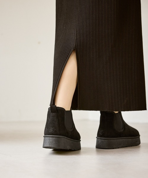 ROPE' PICNIC（ロペピクニック）の「ウォームショートムートンライクブーツ（ブーツ・レディース・ブラック/ブラウン系その他・M/L）」の14枚目の写真