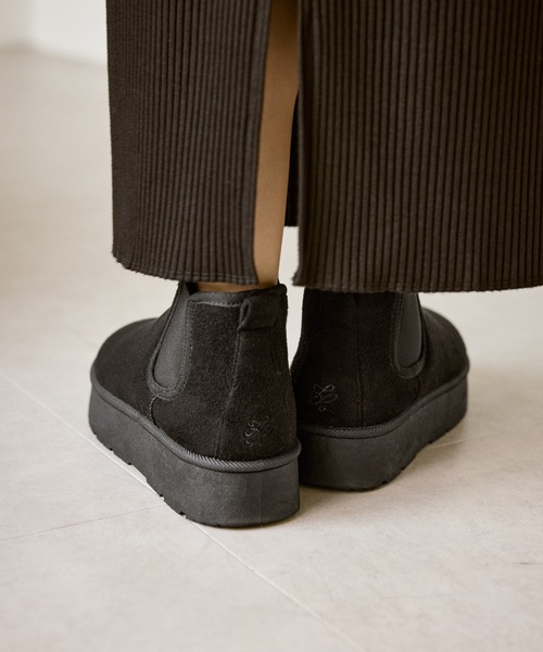 ROPE' PICNIC（ロペピクニック）の「ウォームショートムートンライクブーツ（ブーツ・レディース・ブラック/ブラウン系その他・M/L）」の15枚目の写真