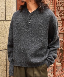 Noen（ノエン）の「ヘンリーネックメランジウールニット（ニット/セーター）」