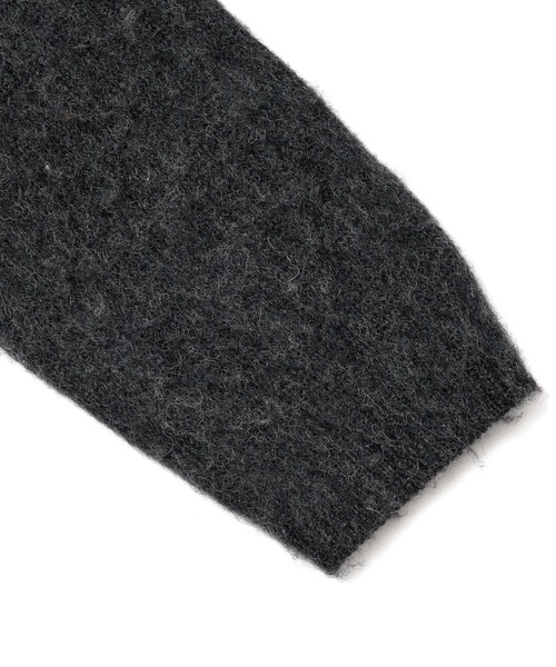 Noen(ノエン)の「ヘンリーネックメランジウールニット(ニット/セーター・メンズ・バーガンディー/グリーン/ブラック・LARGE/MEDIUM)」の16枚目の写真