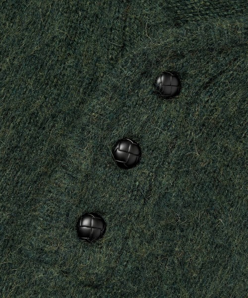 Noen(ノエン)の「ヘンリーネックメランジウールニット(ニット/セーター・メンズ・バーガンディー/グリーン/ブラック・LARGE/MEDIUM)」の19枚目の写真