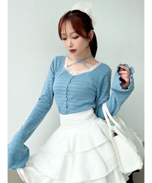 RESEXXY（リゼクシー）の「ボリュームシアーバンスクリップ（バレッタ/ヘアクリップ・レディース・アイボリー/ブラック・FREE）」の4枚目の写真