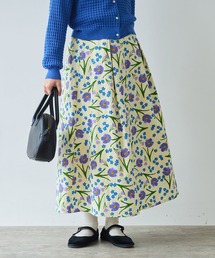 bulle de savon | 《early spring》クロッカスプリント スカート(スカート)