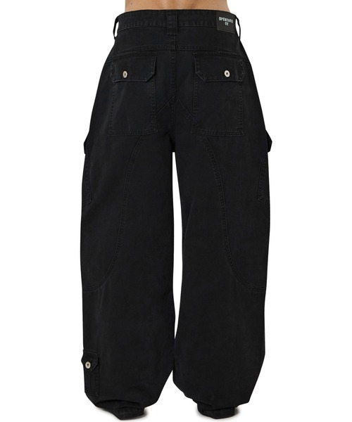 OY(オーワイ)の「『OY/オーワイ』WASHED PANEL CARGO PANTS/ウォッシュドパネルカーゴパンツ(カーゴパンツ・レディース・ブラック/カモフラージュ/ベージュ・L/M/S)」の7枚目の写真