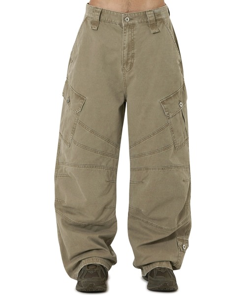 OY(オーワイ)の「『OY/オーワイ』WASHED PANEL CARGO PANTS/ウォッシュドパネルカーゴパンツ(カーゴパンツ・レディース・ブラック/カモフラージュ/ベージュ・L/M/S)」の12枚目の写真