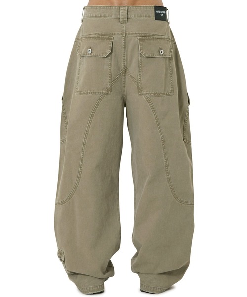 OY(オーワイ)の「『OY/オーワイ』WASHED PANEL CARGO PANTS/ウォッシュドパネルカーゴパンツ(カーゴパンツ・レディース・ブラック/カモフラージュ/ベージュ・L/M/S)」の15枚目の写真