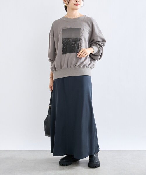 RIVE DROITE(リヴドロワ)の「【軽量◎】カーブレザーショルダーバッグ(ショルダーバッグ・レディース・サンドベージュ/ブラック・FREE)」の3枚目の写真