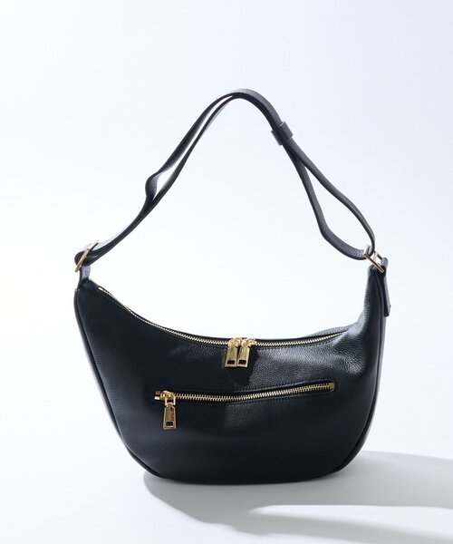 RIVE DROITE(リヴドロワ)の「【軽量◎】カーブレザーショルダーバッグ(ショルダーバッグ・レディース・サンドベージュ/ブラック・FREE)」の8枚目の写真