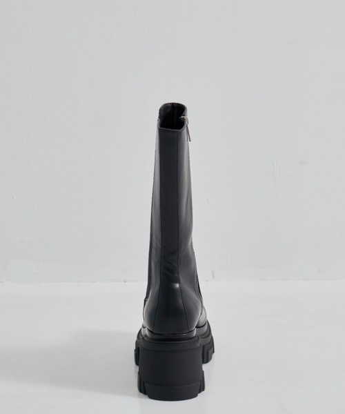 STUDIOUS/ステュディオス】Side Goa Middle Boots/サイドゴアミドル