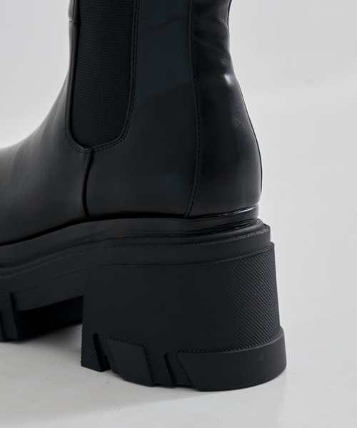 STUDIOUS/ステュディオス】Side Goa Middle Boots/サイドゴアミドル