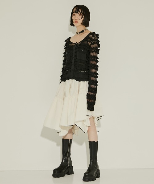 セール】【STUDIOUS/ステュディオス】Side Goa Middle Boots