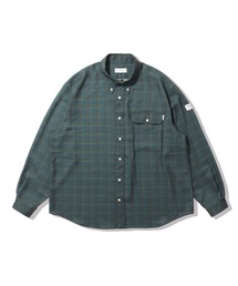 elephant TRIBAL fabrics ON THE WAY CHECK SHIRT