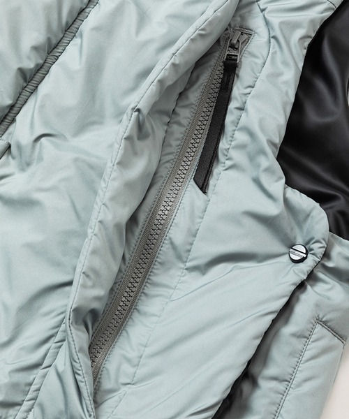 meanswhile（ミーンズワイル）の「PrimaLoft Padding Vest（ベスト・メンズ・グリーン系/ブラック・3(L)/2(M)）」の11枚目の写真