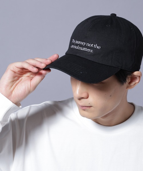 NANO universe（ナノユニバース）の「「NJ/CLUB」　ベースボールキャップ（キャップ・メンズ・ブラック/ダークグリーン/ホワイト・FREE）」の3枚目の写真