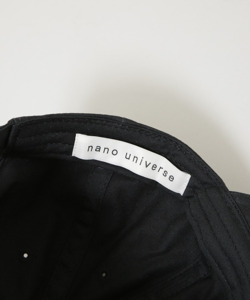 NANO universe（ナノユニバース）の「「NJ/CLUB」　ベースボールキャップ（キャップ・メンズ・ブラック/ダークグリーン/ホワイト・FREE）」の7枚目の写真