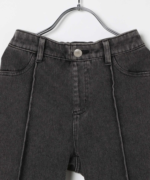 GLOBAL WORK(グローバルワーク)の「スゴラクストレッチフレアパンツ/579689(その他パンツ・キッズ・ブラック系その他/ブラック/ブルー・130cm/140cm/160cm/150cm)」の21枚目の写真