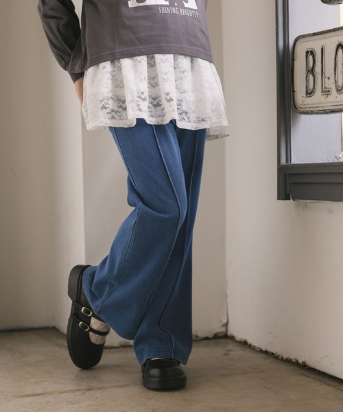 スゴラクストレッチフレアパンツ/579689（その他パンツ）｜GLOBAL WORK