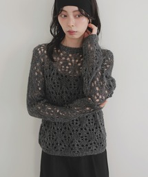 LIAN | クロシェニットプルオーバー(ニット/セーター)