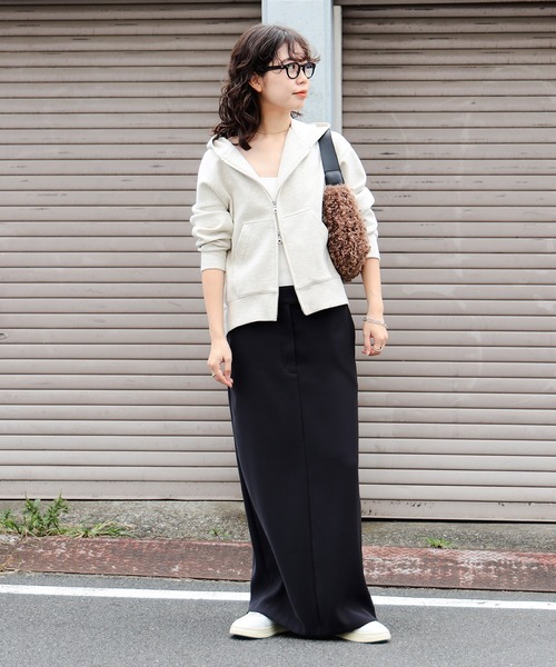 B:MING by BEAMS(ビーミングバイビームス)の「ダンボール パーカー(パーカー・レディース・ホワイト系その他5/ブラック・ONE SIZE)」の18枚目の写真