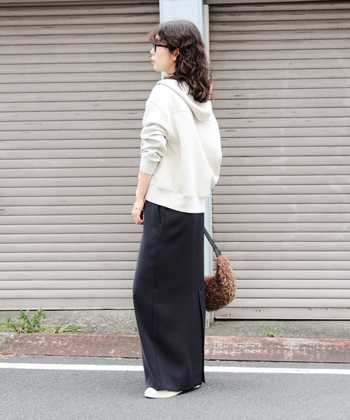 B:MING by BEAMS(ビーミングバイビームス)の「ダンボール パーカー(パーカー・レディース・ホワイト系その他5/ブラック・ONE SIZE)」の19枚目の写真