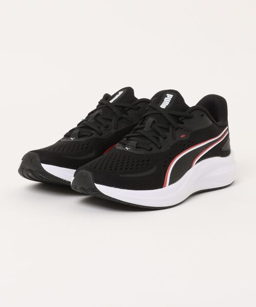 PUMA(プーマ)の「PUMA プーマ SKYROCKET LITE 2 WIDE【超軽量/幅広】メンズスニーカー ランニング(スカイロケットライト2ワイド)(スニーカー・メンズ・ブラック/ライトブルー/ブラック系その他・25.0cm/25.5cm/26.0cm/26.5cm/27.0cm/27.5cm/28.0cm/29.0cm/30.0cm)」の2枚目の写真