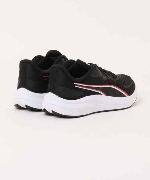PUMA(プーマ)の「PUMA プーマ SKYROCKET LITE 2 WIDE【超軽量/幅広】メンズスニーカー ランニング(スカイロケットライト2ワイド)(スニーカー・メンズ・ブラック/ライトブルー/ブラック系その他・25.0cm/25.5cm/26.0cm/26.5cm/27.0cm/27.5cm/28.0cm/29.0cm/30.0cm)」の4枚目の写真