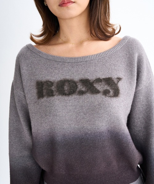 ROXY(ロキシー)の「MAGIC HOUR TOPS /ロキシーグラデーションロゴニット(ニット/セーター・レディース・ブルー/グレー/ブラウン・M/L/XS/S)」の7枚目の写真