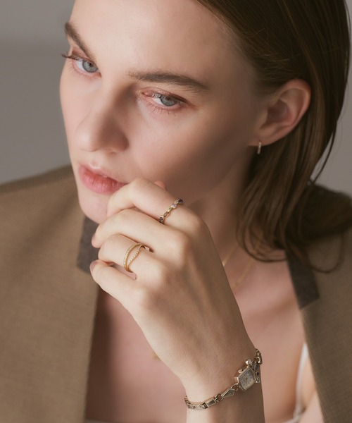 Limited Edition》K10マルチストーンリング（リング）｜agete