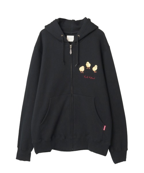 Karl Helmut ひよこワンポイント刺繍パーカー　ひよこのこ様 ひよこ刺繍パーカー（パーカー）｜KARL HELMUT（カールヘルム）の