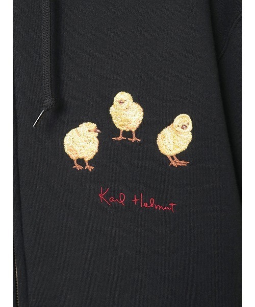 ひよこ刺繍パーカー（パーカー）｜KARL HELMUT（カールヘルム）の