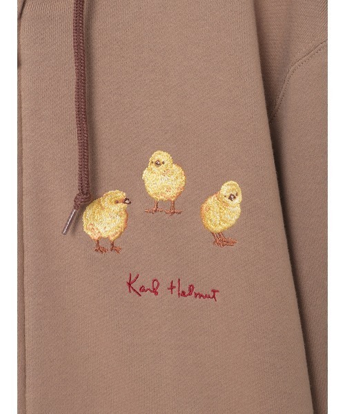 ひよこ刺繍パーカー（パーカー）｜KARL HELMUT（カールヘルム）の