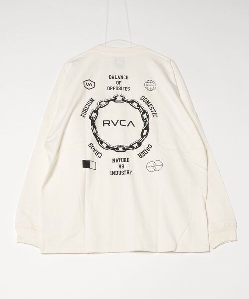 RVCA（ルーカ）の「ルーカ RVCA METAL URGY LT サーフ 長袖Tシャツ（Tシャツ/カットソー・メンズ・オフホワイト/ブラック・S/L/M）」の3枚目の写真