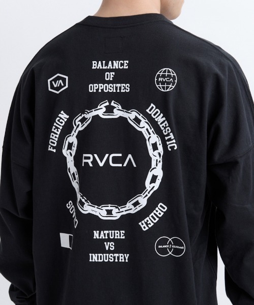 RVCA（ルーカ）の「ルーカ RVCA METAL URGY LT サーフ 長袖Tシャツ（Tシャツ/カットソー・メンズ・オフホワイト/ブラック・S/L/M）」の11枚目の写真