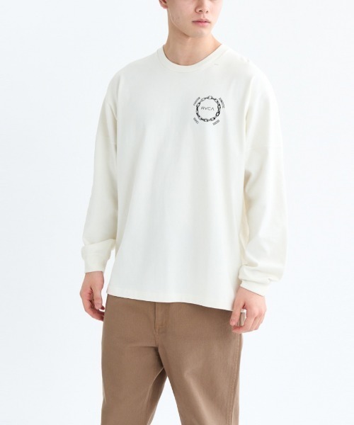 RVCA（ルーカ）の「ルーカ RVCA METAL URGY LT サーフ 長袖Tシャツ（Tシャツ/カットソー・メンズ・オフホワイト/ブラック・S/L/M）」の16枚目の写真