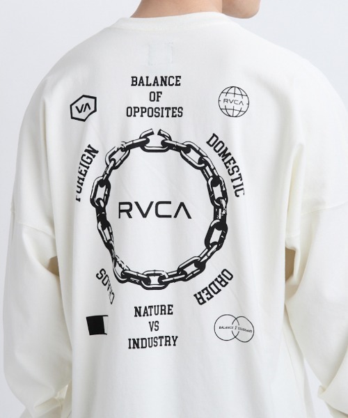RVCA（ルーカ）の「ルーカ RVCA METAL URGY LT サーフ 長袖Tシャツ（Tシャツ/カットソー・メンズ・オフホワイト/ブラック・S/L/M）」の6枚目の写真
