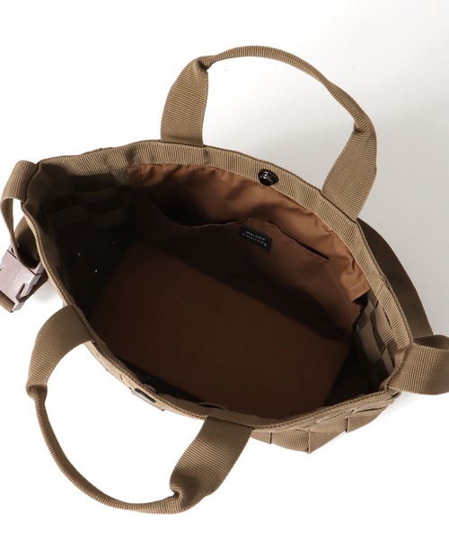 MAISON CANVVAS（メゾンキャンバス）の「PETA TOTE (M)【MAISON CANVVAS/メゾン キャンバス】（トートバッグ・レディース・カーキ・フリー）」の10枚目の写真