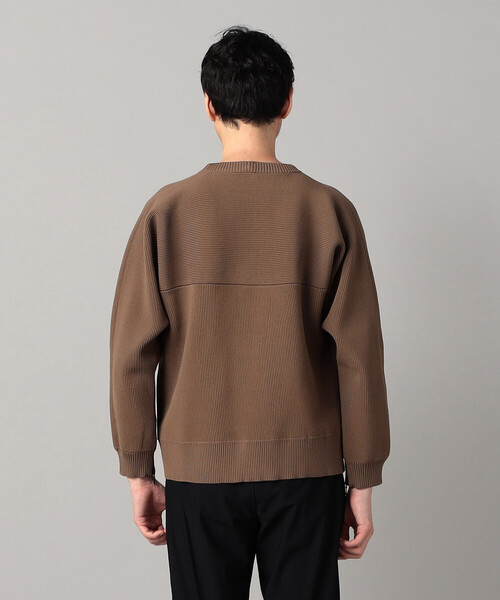 β MEN（ベータメン）の「ワイドシルエット 片畦ニット（ニット/セーター・メンズ・アイボリー/ブラック/ブラウン・L/M）」の13枚目の写真