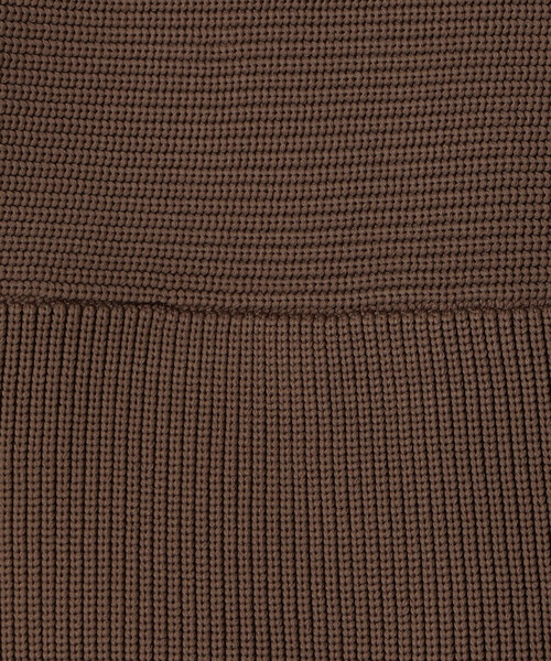 β MEN（ベータメン）の「ワイドシルエット 片畦ニット（ニット/セーター・メンズ・アイボリー/ブラック/ブラウン・L/M）」の9枚目の写真