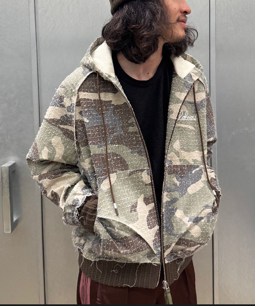 JOINT WORKS(ジョイントワークス)の「PLATEAU STUDIO / プラトースタジオ Camo zip-up(その他アウター・メンズ・グリーン・2/3)」の1枚目の写真