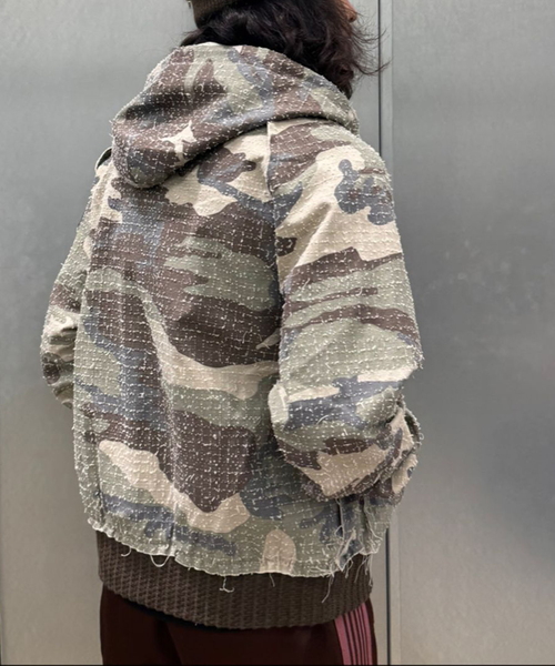 JOINT WORKS(ジョイントワークス)の「PLATEAU STUDIO / プラトースタジオ Camo zip-up(その他アウター・メンズ・グリーン・2/3)」の10枚目の写真